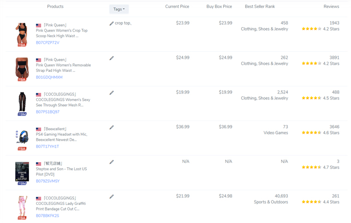 amazon product track